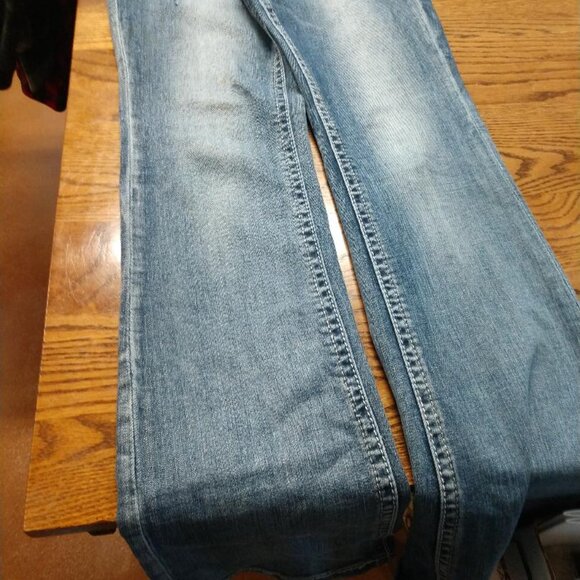 Women's Grace Easy Fit Jeans Floral Embroidery pockets Size 28-Embellished - Picture 4 of 13